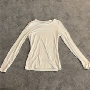 womes white longsleeve